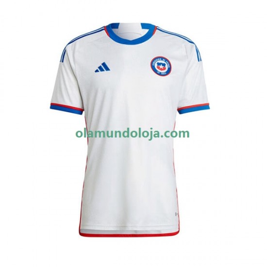 Camisola Chile Homem Equipamento Segundo 2022 Manga Curta